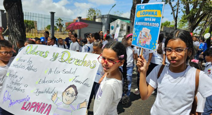 Destacan importancia de la protección infantil en el 25 aniversario de la LOPNNA