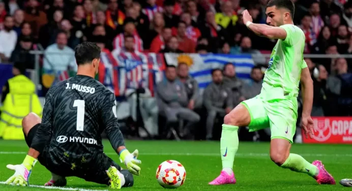 Barcelona superó al Atlético y avanza a la final de la Copa del Rey contra el Real Madrid