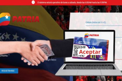 plata en tu cuenta PATRIA