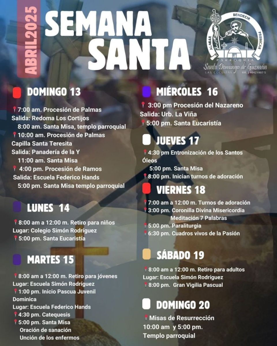 Iglesias de Maturín contemplan amplia programación en esta Semana Santa 2 iglesias de maturin contemplan amplia programacion en esta semana santa laverdaddemonagas.com programa1