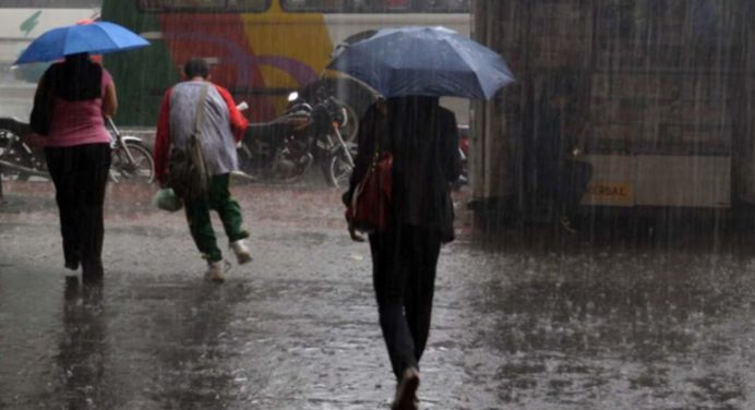 Inameh prevé nubosidad y lluvias dispersas en gran parte del territorio nacional