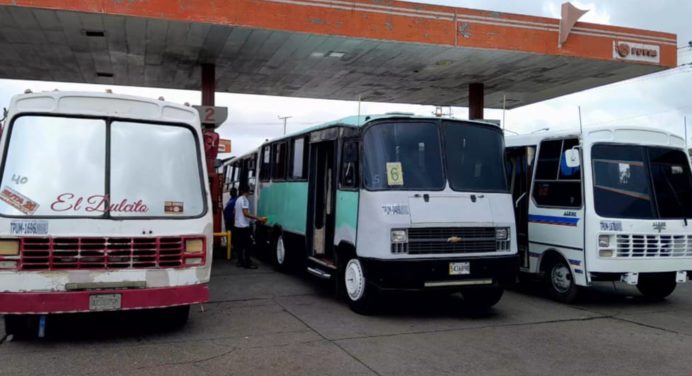 Líneas de transporte agradecidas por recibir oportunamente el combustible