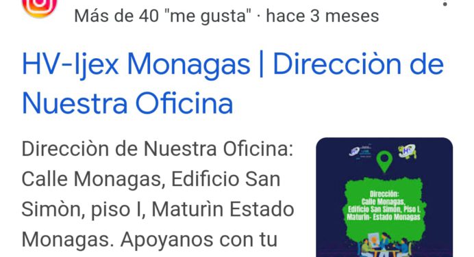 Maturineses madrugaron con noticia de estafa a través de HV IJEX