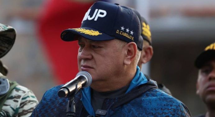 Ministro Cabello anuncia incautación de artefacto explosivo en Caracas