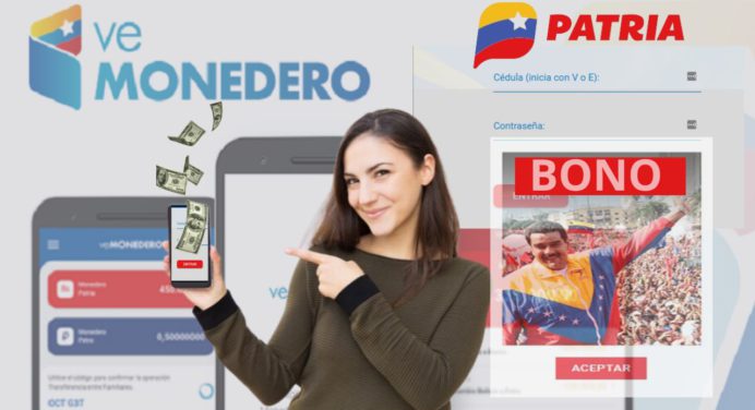 Monedero digital con nuevos montos de los BONOS abril-2025