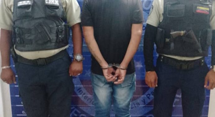Polimaturín capturó a individuo requerido por un tribunal