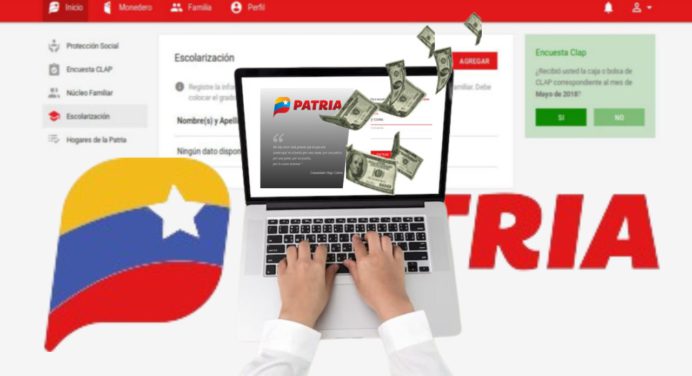 Regístrate y acepta en PATRIA un dinerito extra: Anótate con este BONO