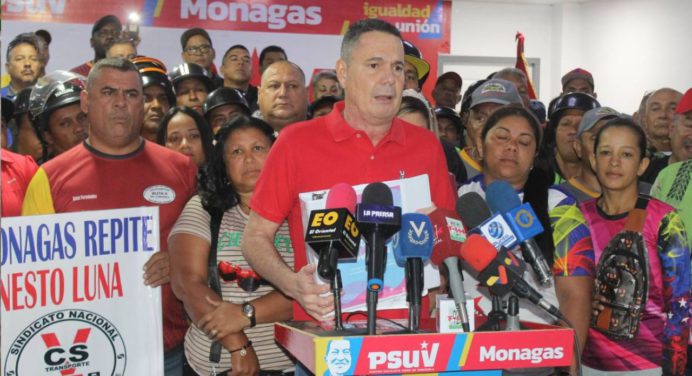 Sector Transporte brinda respaldo al Gobernador Luna a la reelección