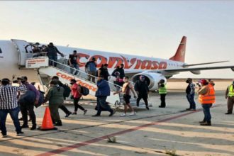 Tercer vuelo de repatriación