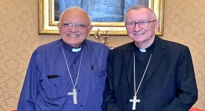 Cardenal Porras se reunió con Pietro Parolin