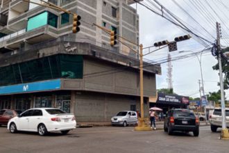 Avenida Miranda sin semáforo