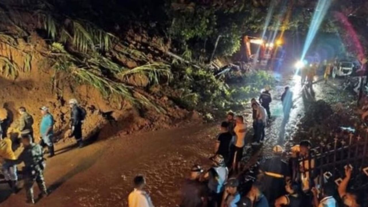 Deslizamiento de tierra en Antioquia