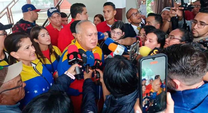 Diosdado Cabello: Venezuela salió a votar en paz