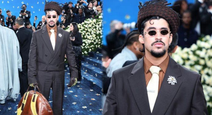 El significado detrás del sombrero que llevó Bad Bunny a la MET Gala 2025