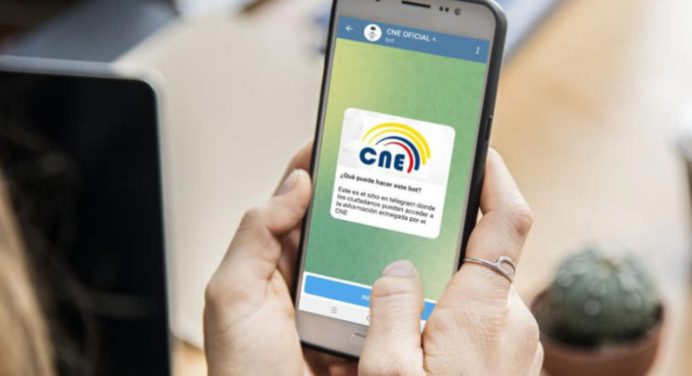 Entra y verifica: CNE activa bot en Telegram para consulta de los centros de votación