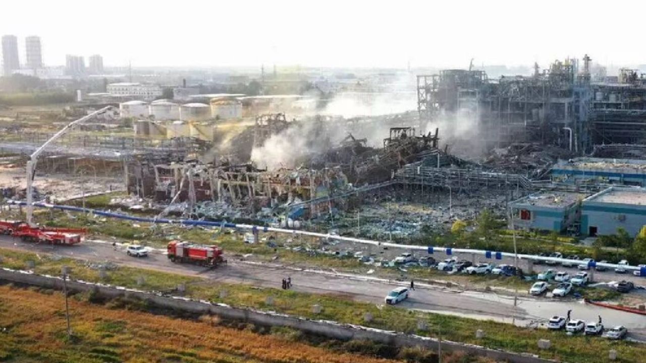 Explosión en planta química