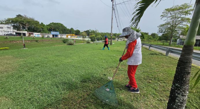 Fortalecen trabajos de embellecimiento en Maturín