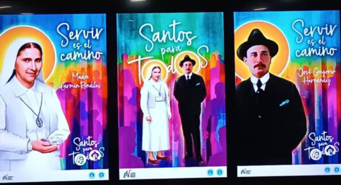 Iglesia crea campaña «santo para todos» para canonización de JGH y Carmen Rendiles
