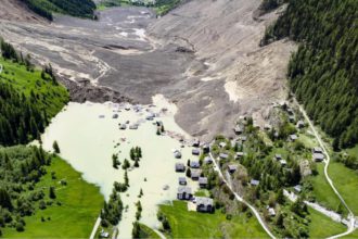 deslizamiento de glaciar