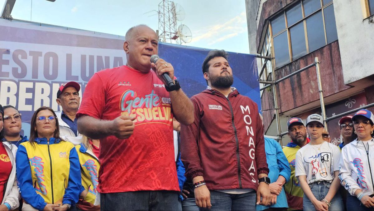 Cabello y Luna cerraron campaña apostando por la construcción de la Monagas potencia 5 monaguenses respaldaron cierre de campana oficialista laverdaddemonagas.com diosdado5