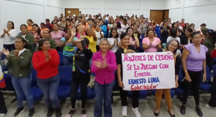 Mujeres de Cedeño dan apoyo a candidatura de Ernesto Luna a la Gobernación