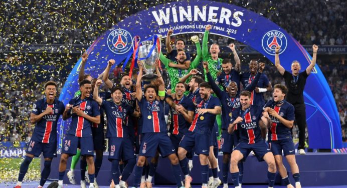 Paris Saint-Germain campeón de la Champions por primera vez en su historia