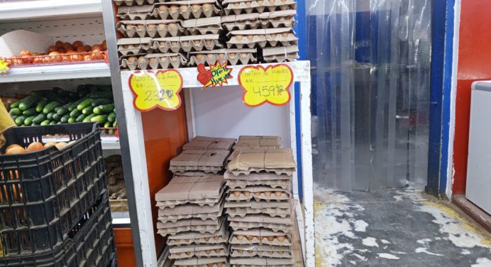 Precio del cartón de huevos bajó este fin de semana