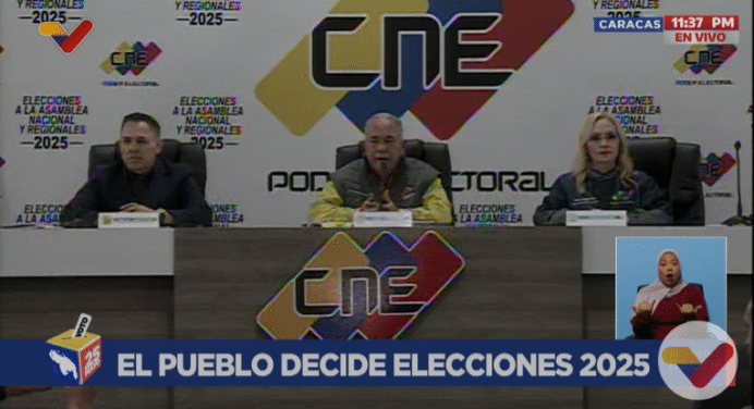 Primer Boletín del CNE: Diputados electos a la Asamblea Nacional