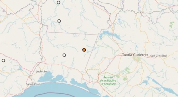 Sismo frente a la costa de México: Magnitud 5.9