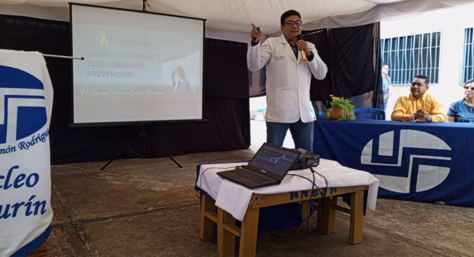 Universidad Simón Rodríguez inició ciclo de charlas sobre prevención de actitud autolesiva