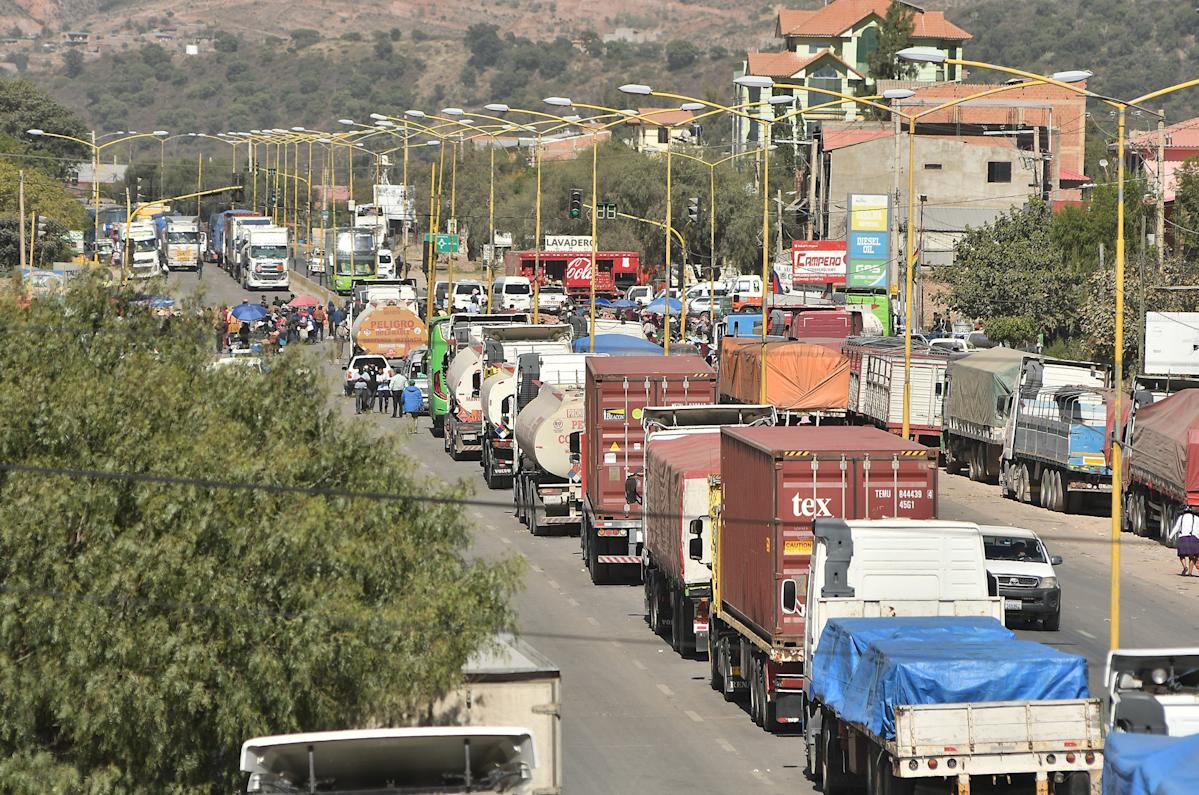 Protestas en Bolivia: seguidores de Evo Morales bloquean carreteras del centro 2 Protestas en Bolivia
