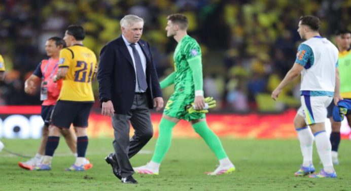 Brasil empató con Ecuador en el inicio de la era Ancelotti