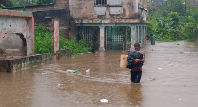 Al menos 40 familias afectadas en Maturín por lluvias