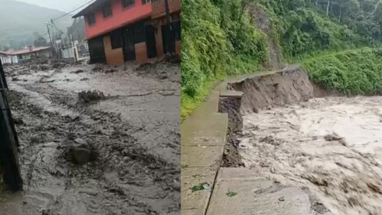 Inundaciones por las fuertes lluvias
