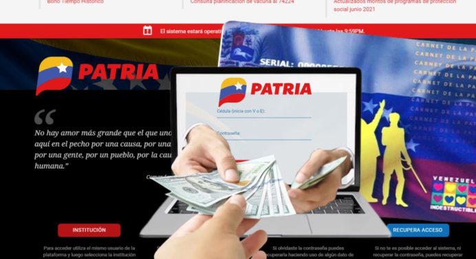 Depósito del día en PATRIA + pasos para recibirlo