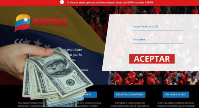 BONO único familiar de PATRIA con fecha de pago para junio