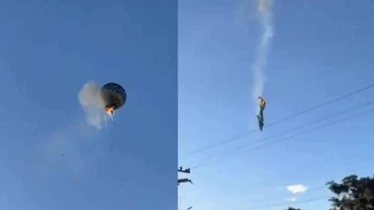 Al menos ocho muertos al caer un globo aerostático en Brasil