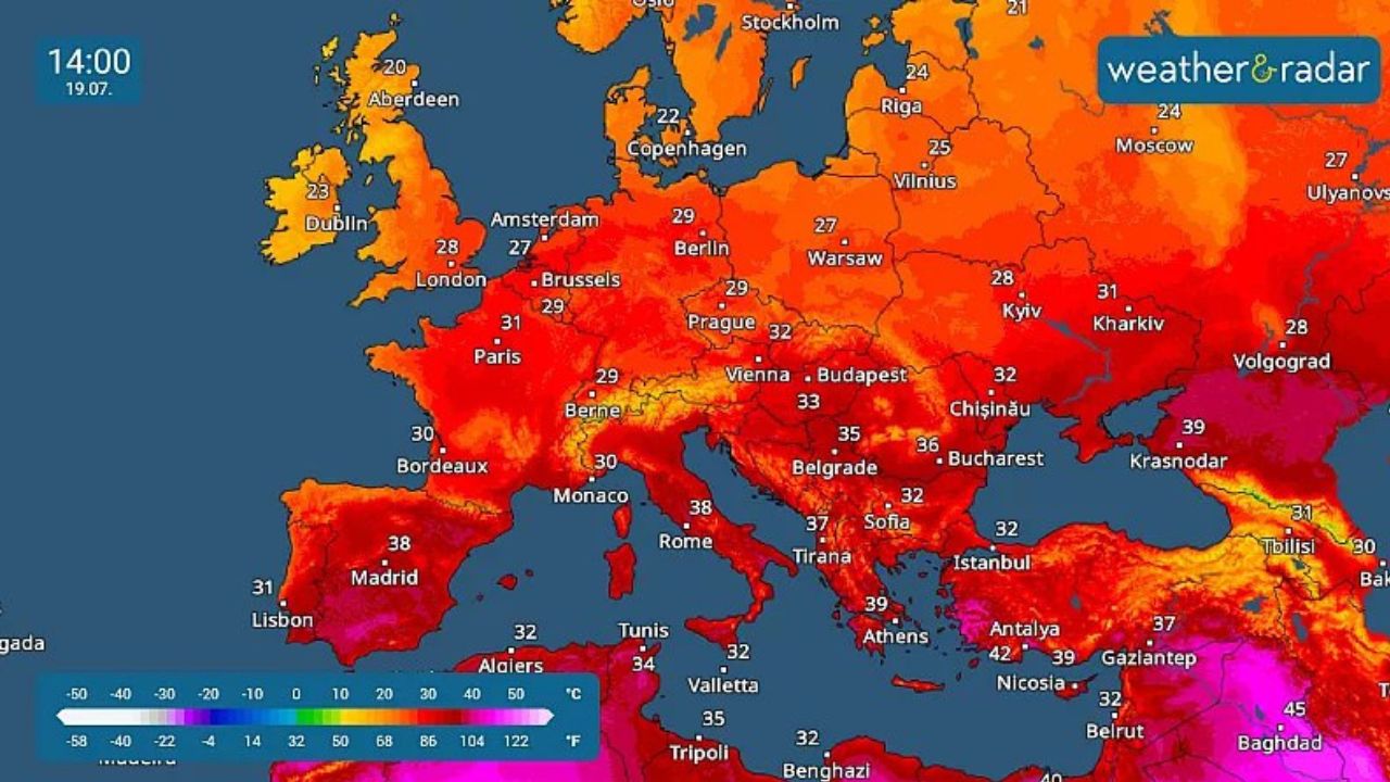 Ola de calor en Europa