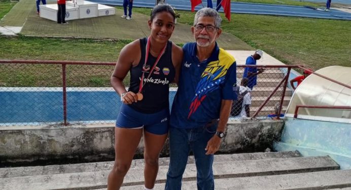 Ottainys Febres logra bronce en torneo de atletismo en Cuba
