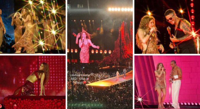 Shakira cantó ante familia, amigos y unos 65 mil fans en Miami