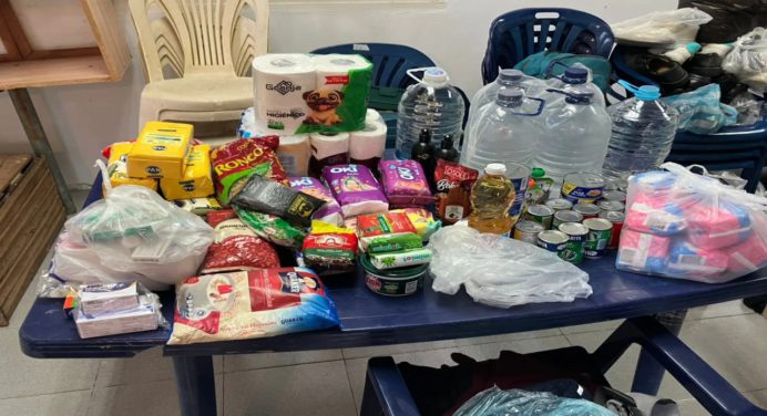 Distribuyen una tonelada de insumos para familias afectadas en Mérida