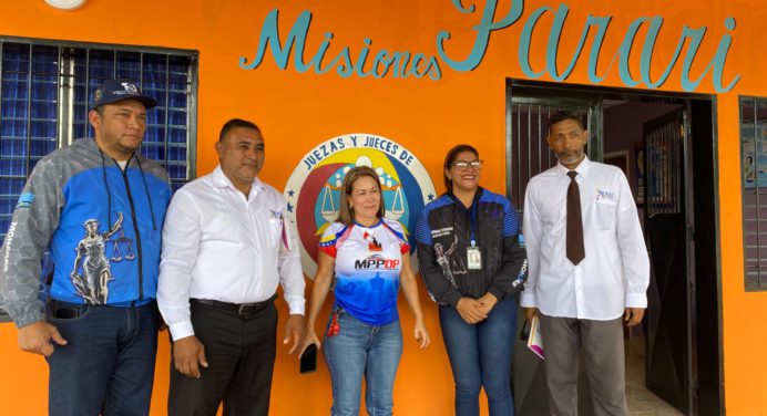Inauguran módulo de Justicia y Paz en la base de misiones Pararí de Maturín