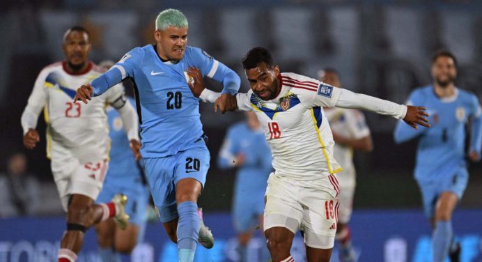 Venezuela no pudo con Uruguay pero se mantiene en zona de repechaje