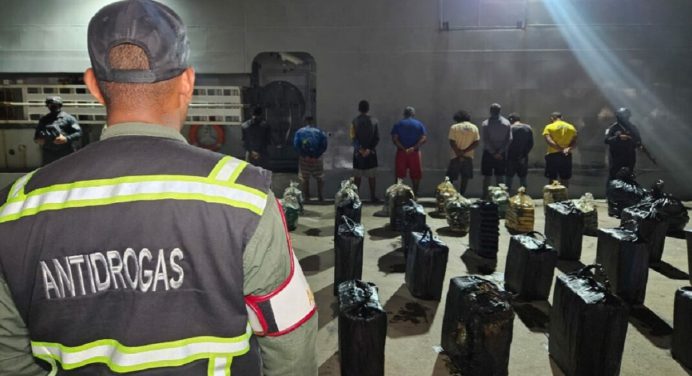 Más de Mil 500 kilos de droga incautaron en La Guaira