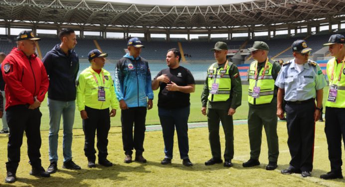5 mil 812 funcionarios custodiarán el partido Venezuela – Bolivia