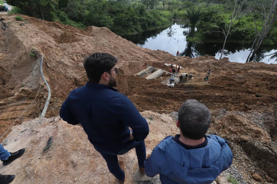 Avanzan trabajos en la troncal 10 con el asfaltado de 4 kilómetros de vialidad 3 troncal10