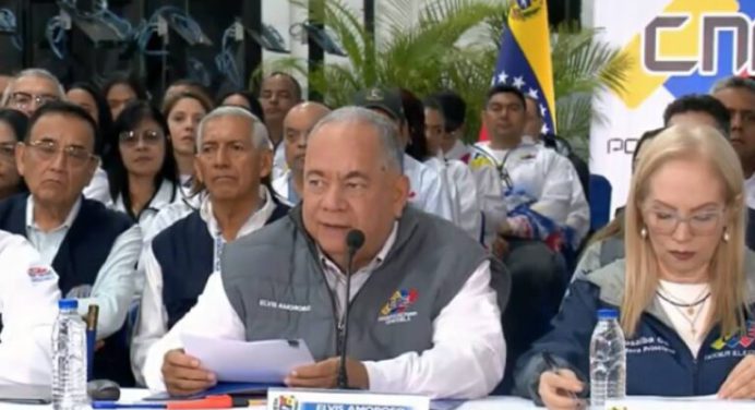 CNE desplegó 100 % de las máquinas de votación y material electoral