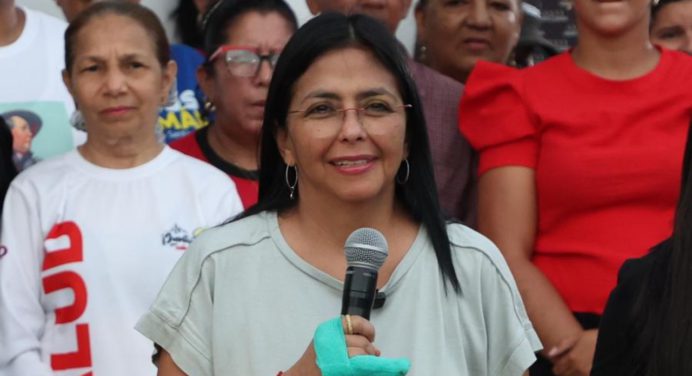 Delcy Rodríguez convoca a la juventud a participar en la consulta de este 27-JUL