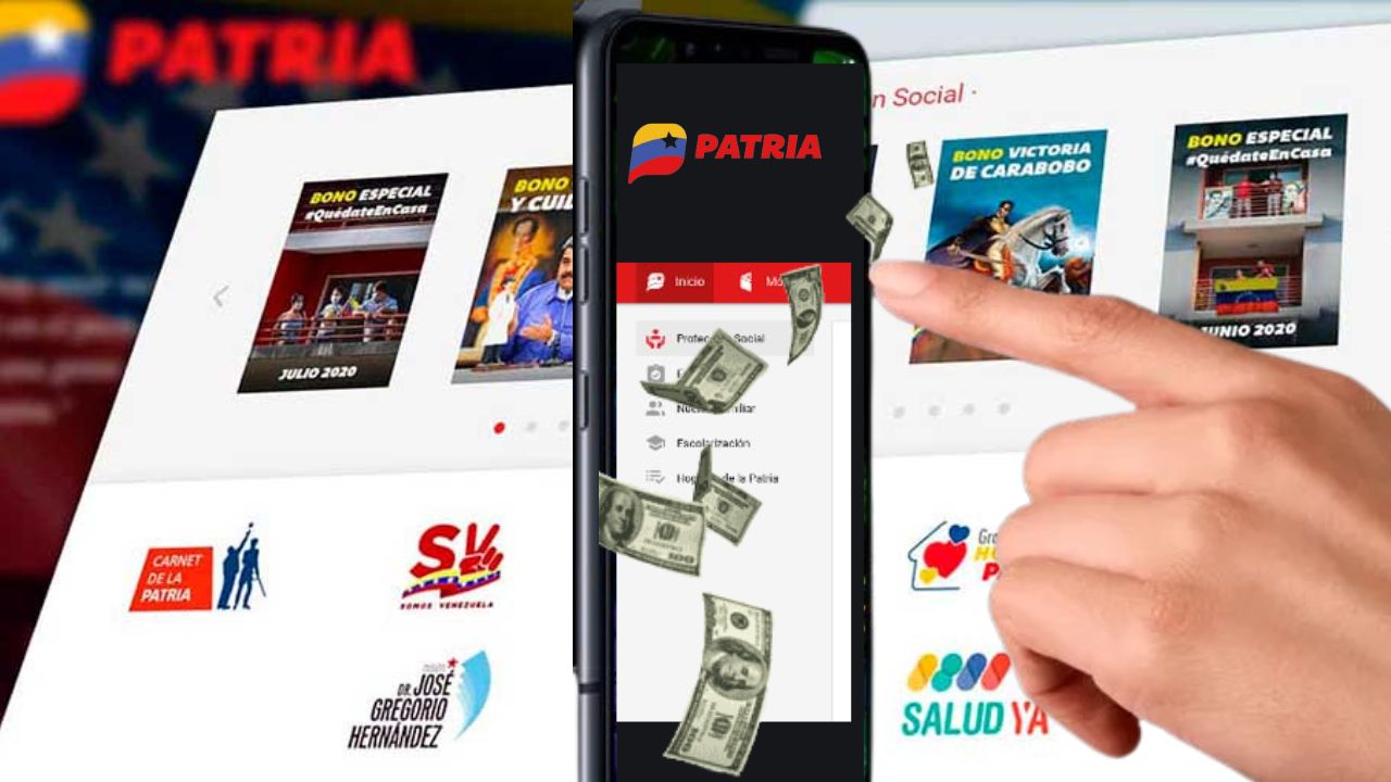 Dinero en billetera PATRIA