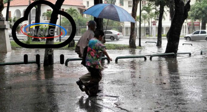 Inameh: chubascos y nubosidad para estas regiones en las próximas horas este 04-jul